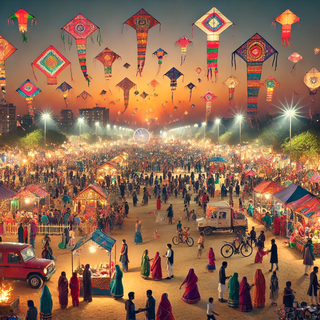 Uttarayan (International Kite Festival, Gujarat)